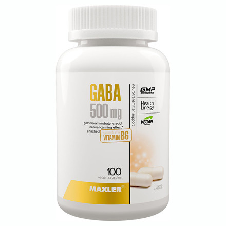 MAXLER GABA 500mg, 100 кап