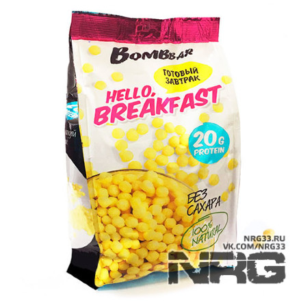 BOMBBAR Завтраки сухие "Шарики рисовые с сывороточным белком", 250 г