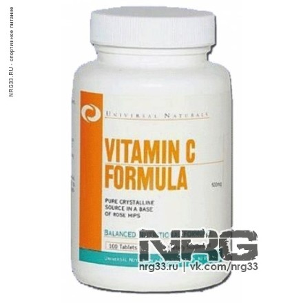 UNIVERSAL Vitamin C Formula, 100 таб