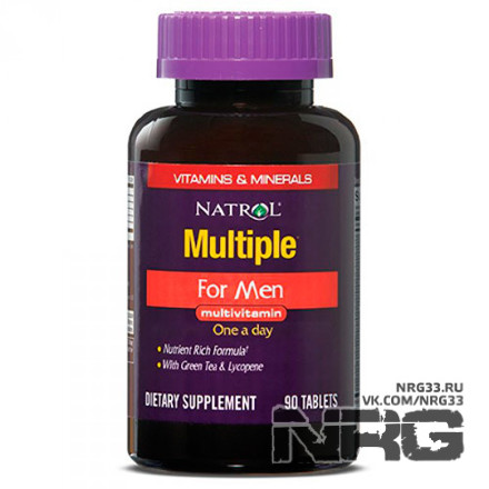 NATROL Multiple for Men Multivitamin, 90 таб