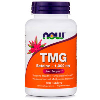 NOW TMG 1000 mg, 100 таб