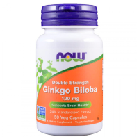 NOW Ginkgo Biloba 120 mg, 50 кап