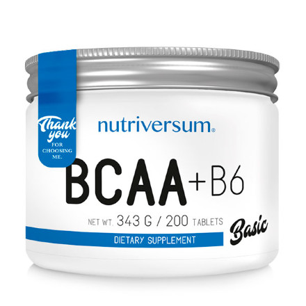 NUTRIVERSUM BCAA + B6, 200 таб