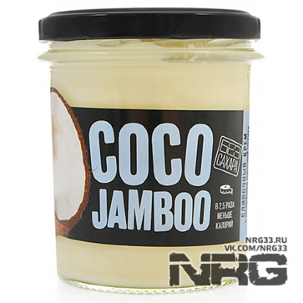 MrDJEMIUS Сливочный крем "COCO JAMBOO" с добавлением кокосовой стружки, 290 г