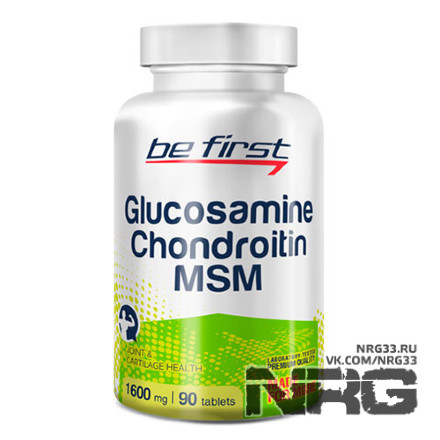 BE FIRST Glucosamine Chondroitin MSM, 90 таб