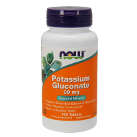 NOW Potassium Gluconate 99mg, 100 таб