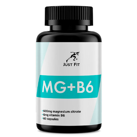 JUST FIT Magnesium + B6, 60 таб