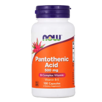 NOW Pantothenic Acid 500 mg, 100 кап