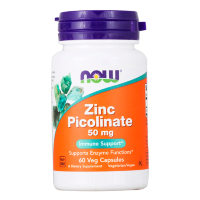 NOW Zinc Picolinate 50 mg, 60 кап