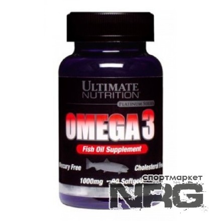 ULTIMATE Omega 3 softgels, 90 кап