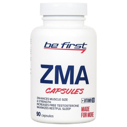 BE FIRST ZMA + vitamin D3, 90 кап