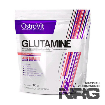OSTROVIT L-Glutamine, 500 г