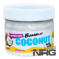 BOMBBAR Peanut Bomb Butter кокосовая, 300 г