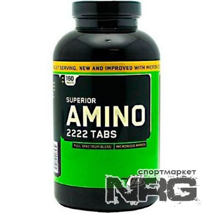 OPTIMUM NUTRITION Amino 2222 new, 160 таб
