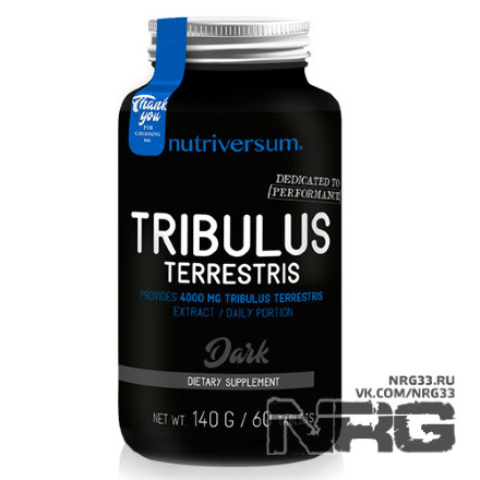 NUTRIVERSUM DARK Tribulus Terrestris, 60 таб