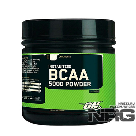 OPTIMUM NUTRITION BCAA 5000 Powder, 380 г