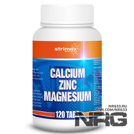 STRIMEX Calcium-Zinc-Magnesium, 120 таб