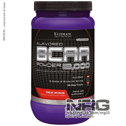 ULTIMATE BCAA 12000 Flavored Powder, 457 г