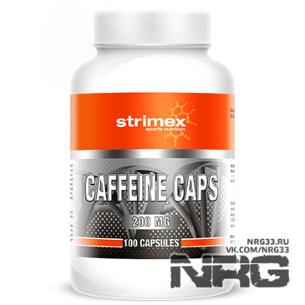 STRIMEX Caffeine 200mg, 100 кап