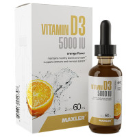 MAXLER Vitamin D3 5000 IU drops, 60 мл
