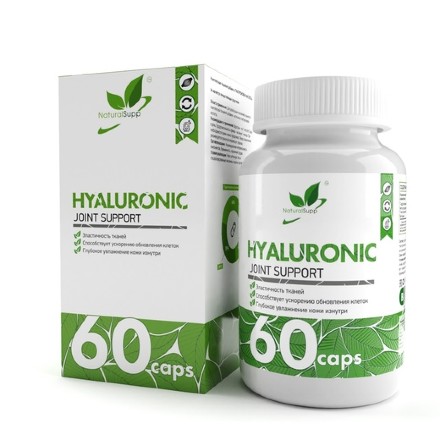 NATURAL SUPP Hyaluronic acid, 60 кап