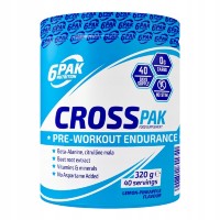 6PAK CROSS PAK (No Stim Pre-Workout for Crossfitters), 40 порц