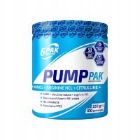 6PAK Pump PAK (AAKG + Arginine HCL + Cytrulline), 320 г