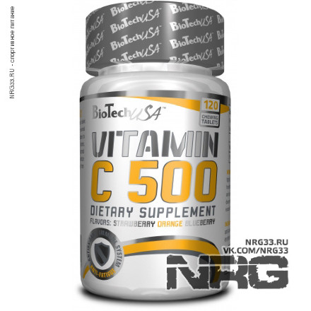BIOTECH Vitamin C 500mg, 120 таб