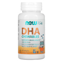 NOW DHA 100 mg Kid's Chewable, 60 кап