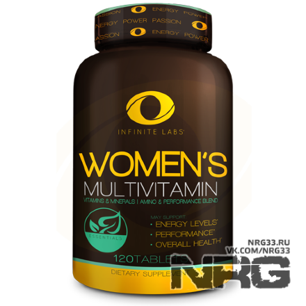 INFINITE LABS Women’s Multivitamin, 120 таб