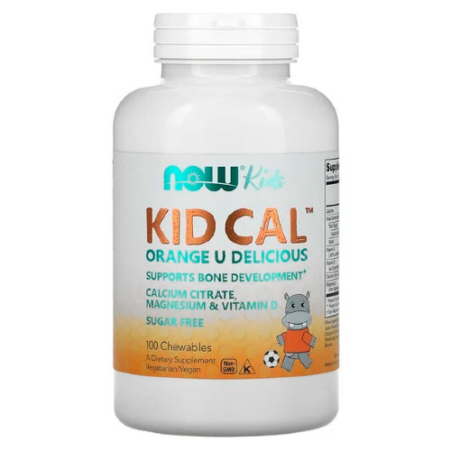 NOW Kid Cal Chewable, 100 таб